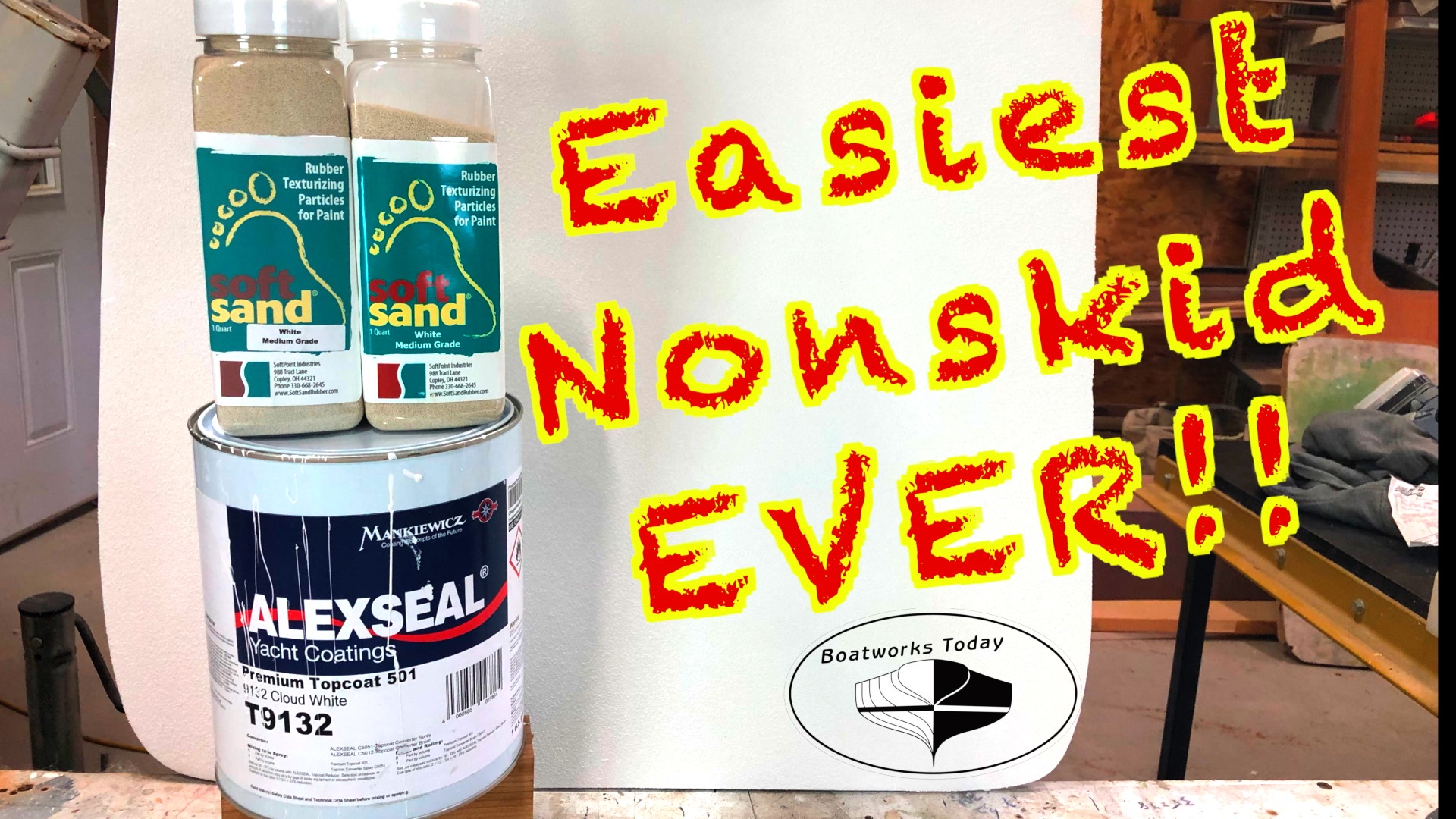 Easiest Way To Apply A Perfect Painted Nonskid On Your Boat!