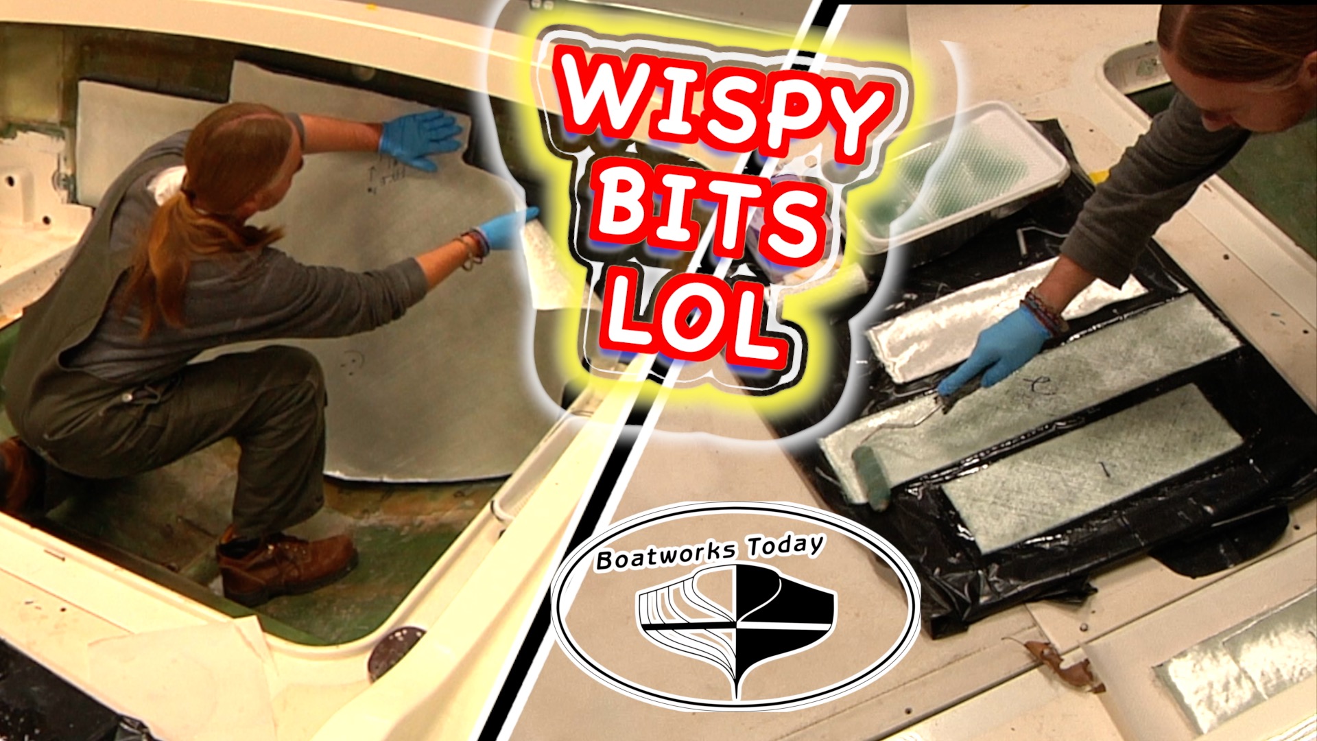 GLASSING IN THE TRANSOM: TIPS AND TRICKS WORKING WITH FIBERGLASS!